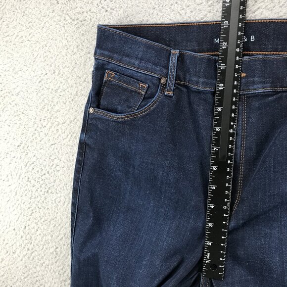 MOTT & BOW Jeans Womens Size 32x28 Jane Skinny High Rise Dark Wash Stretch Denim - Picture 10 of 13